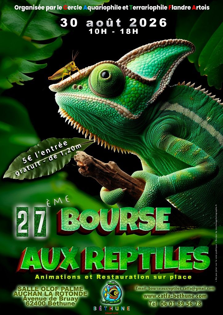 Bourse reptiles bethune Bourse reptiles bethune